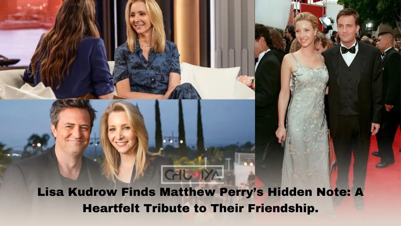 Lisa Kudrow Finds Matthew Perry’s Hidden Note: A Heartfelt Tribute to Their Friendship.